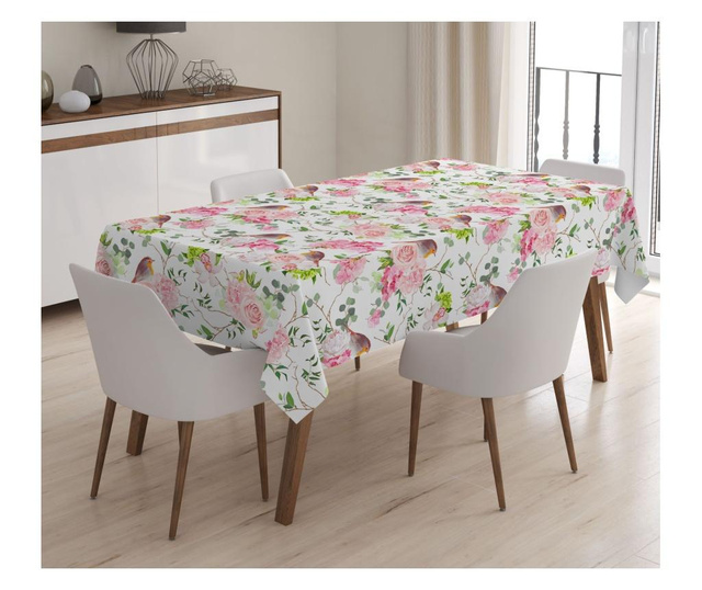 Stolnjak Minimalist Tablecloths Pink Roses 120x140 cm