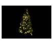 Brad artificial cu LED-uri Item International, Christmas Traditional, LED, 120x120x225 cm, verde