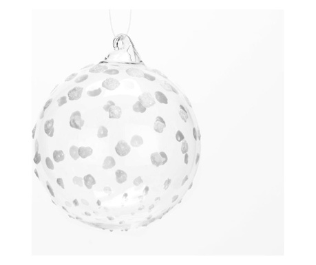 Glob decorativ Amadeus, Christmas, sticla, 8x8x8 cm, multicolor
