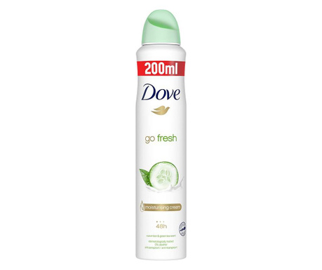 Spray dla kobiet Dove Cucumber&Green Tea 200 ml