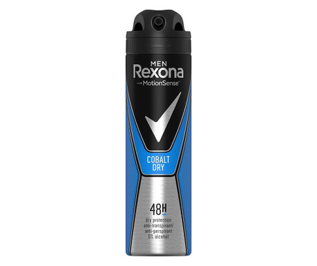 Deodorant spray pentru femei Rexona, Rexona Cobalt Dry, 150 ml
