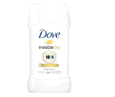 Antyperspirant w sztyfcie dla kobiet Dove Invisible Dry 40 ml