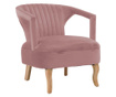 Fotelj Velvet Pink