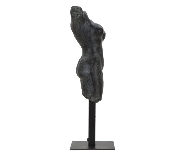 Statueta Mauro Ferretti, polirasina, 19x17x50 cm, negru