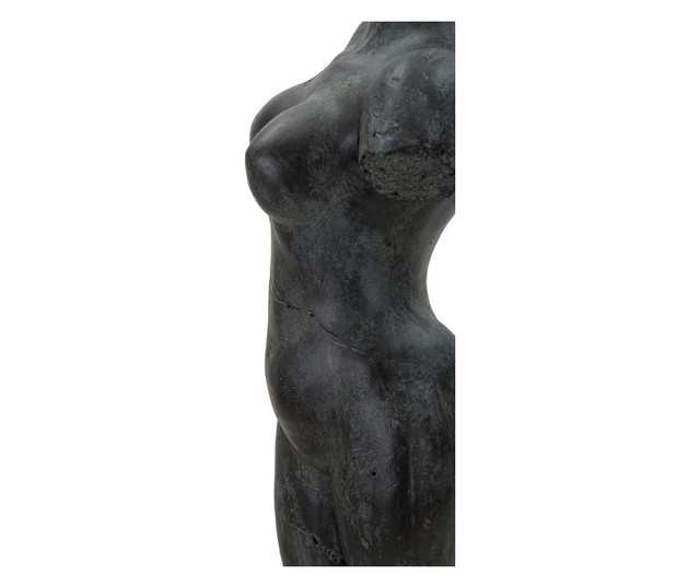 Statueta Mauro Ferretti, polirasina, 19x17x50 cm, negru
