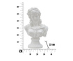 Statueta Mauro Ferretti, polirasina, 36x23x60 cm, alb