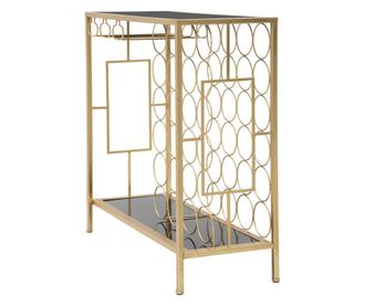 Konzolna miza nosilec za steklenice glam cm 76x30x75