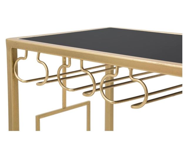 Konzolna miza nosilec za steklenice glam cm 76x30x75