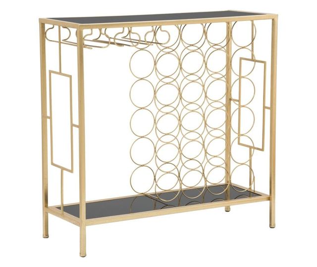 Konzolna miza nosilec za steklenice glam cm 76x30x75