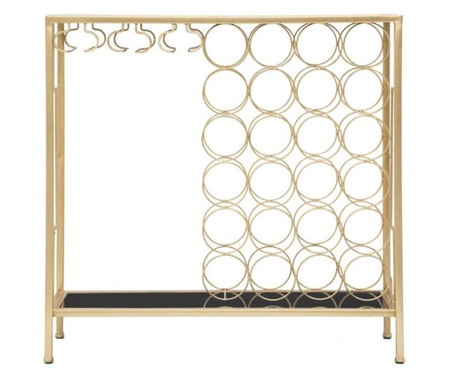 Konzolna miza nosilec za steklenice glam cm 76x30x75
