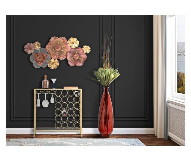 Konzolna miza nosilec za steklenice glam cm 76x30x75