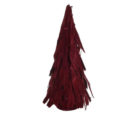 Decoratiune Inart, Velvet Burgundy Red, poliester, 30x30x60 cm, rosu burgund