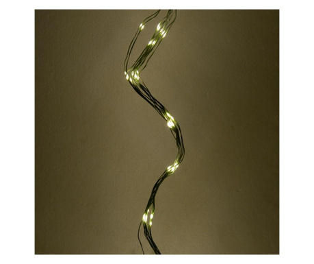 Ghirlanda luminoasa Inart, PVC, verde, 300x10x10 cm