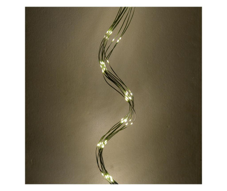 Ghirlanda luminoasa Inart, PVC, verde, 200x10x10 cm