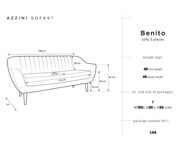 Trosed Benito Violet Natural