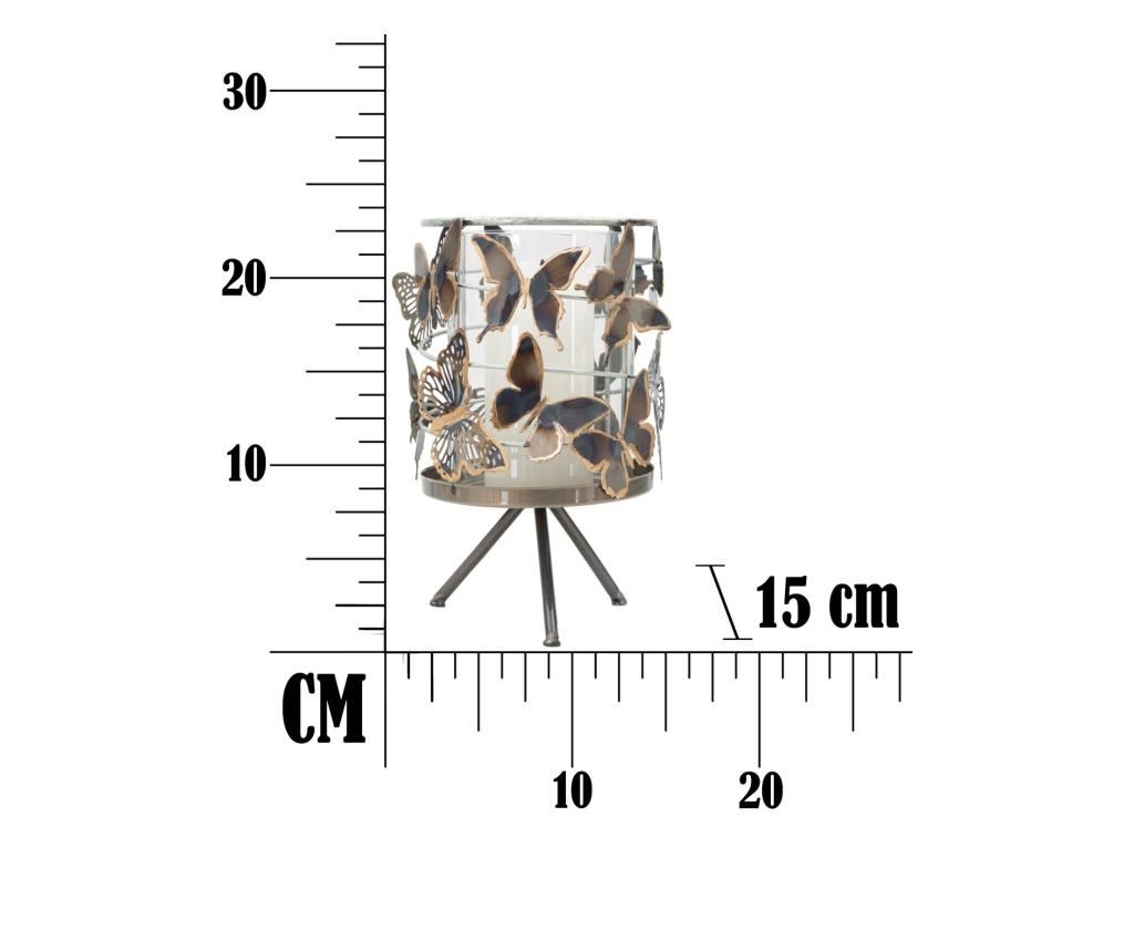 Suport pentru lumânare Farfalle cm 15x23,3 - 7