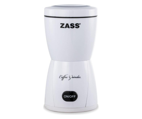 Rasnita de cafea Zass Zcg 05, Culoare Alba