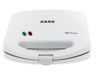 Sandwich-maker Zass ZSM 01, 750W, Alb