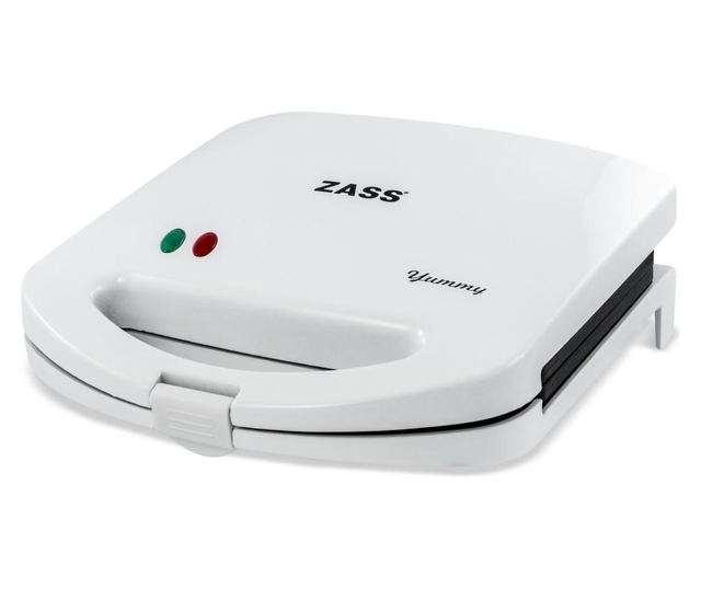 Sandwich-maker Zass ZSM 01, 750W, Alb