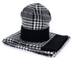 Комплект дамска шапка и шал