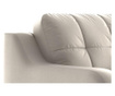 Canapea extensibila cu 4 locuri Marie Claire Home, Lynette Warm White, alb cald, 228x98x86 cm