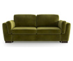 Canapea extensibila cu 2 locuri Marie Claire Home, Bree Olive Green, verde oliv, 195x94x82 cm
