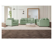 Canapea 3 locuri Rodier Interieurs, Taffetas Mint, verde menta, 186x93x75 cm