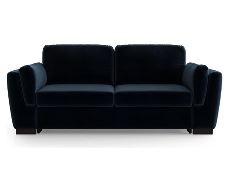 Bree Navy Blue Kihúzható háromszemélyes kanapé