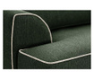 Canapea 4 locuri Rodier Interieurs, Ferrandine contraste Green, Cream, verde/crem, 230x98x88 cm