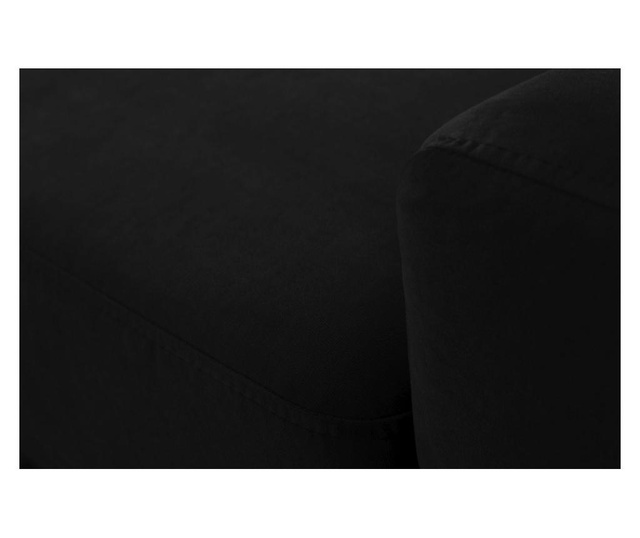Fotoliu L'officiel Interiors, Georgia Black, negru, 122x87x93 cm