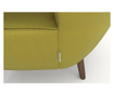 Canapea 2 locuri Ted Lapidus Maison, Luci Apple Green, verde mar, 96x70x80 cm