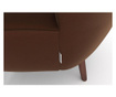 Canapea 2 locuri Ted Lapidus Maison, Luci Dark Brown, maro inchis, 96x70x80 cm