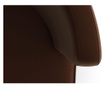 Canapea 2 locuri Ted Lapidus Maison, Luci Dark Brown, maro inchis, 96x70x80 cm
