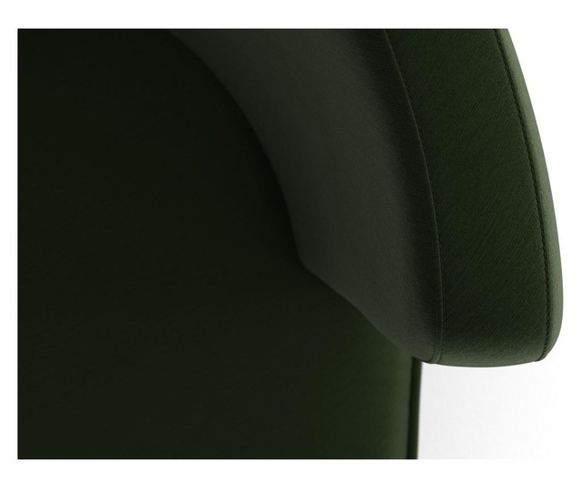 Canapea 2 locuri Ted Lapidus Maison, Luci Bottle Green, verde, 96x70x80 cm