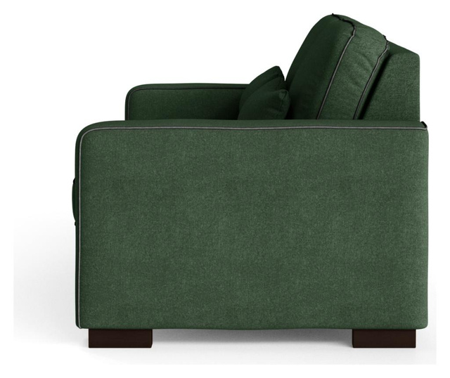 Canapea 3 locuri Marie Claire Home, Katherine Dark Green, Anthracite, verde inchis/gri antracit, 215x94x82 cm