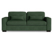 Canapea 3 locuri Marie Claire Home, Katherine Dark Green, Anthracite, verde inchis/gri antracit, 215x94x82 cm