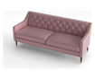 Canapea 3 locuri Ted Lapidus Maison, Dollie Powder Pink, roz pudra, 195x81x78 cm