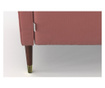 Canapea 3 locuri Ted Lapidus Maison, Dollie Pink, roz, 195x81x78 cm
