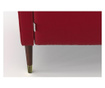 Canapea 2 locuri Ted Lapidus Maison, Dollie Red, rosu, 163x75x78 cm