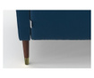 Canapea 3 locuri Ted Lapidus Maison, Dollie Navy Blue, bleumarin, 195x81x78 cm