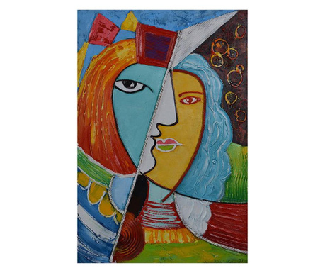 Tablou Socadis, Gallery, canvas, 80x120 cm, albastru