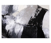 Decoratiune Socadis, Pigment, fier, 37x18x60 cm, argintiu