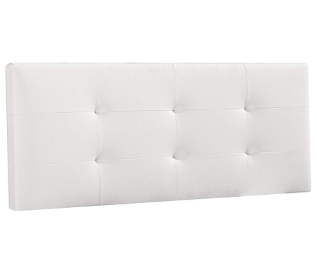 Tablie de pat Topambientes, piele artificiala, 60x150 cm, alb