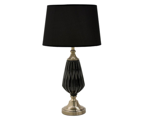RESIGILAT Lampa de masa Inart, fier, max. 60 W, E27, negru, 33x33x68 cm