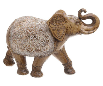 Decoratiune Inart, Elephant, polirasina, 37x13x27 cm, auriu