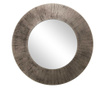 Oglinda Ixia, aluminiu, 80x2x80 cm, negru/auriu