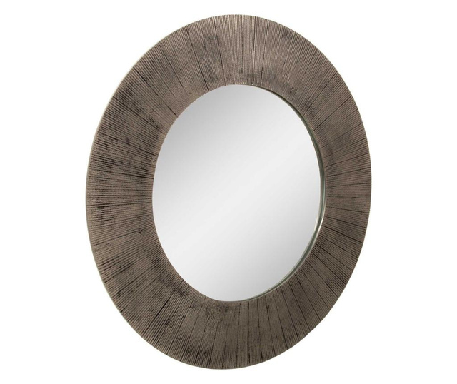Oglinda Ixia, aluminiu, 80x2x80 cm, negru/auriu