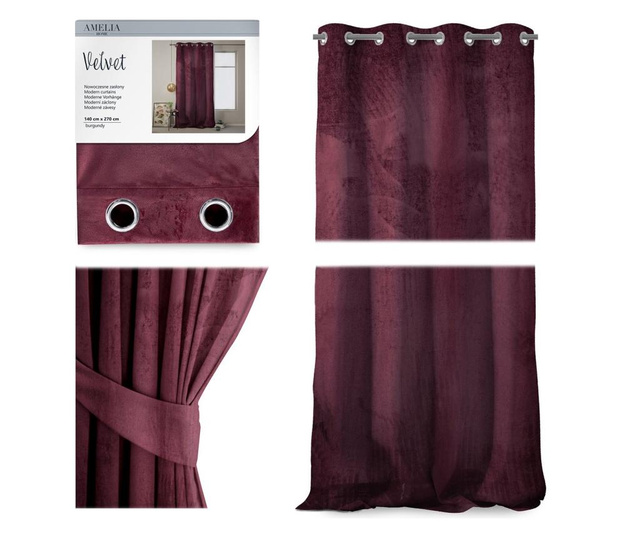 Завеса Velvet Eyelets 140x270 cm