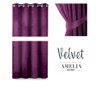 Velvet Eyelets Sötétítő 140x245 cm