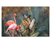 Fototapet Premium Autoadeziv Pasarile Flamingo In Jungla Pasarile Flamingo In Jungla 160x250 cm
